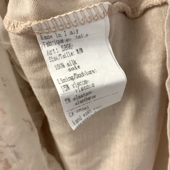 Tendenze Floral Silk Sleeveless Top Made in Italy (NWT) - Picture 9 of 15